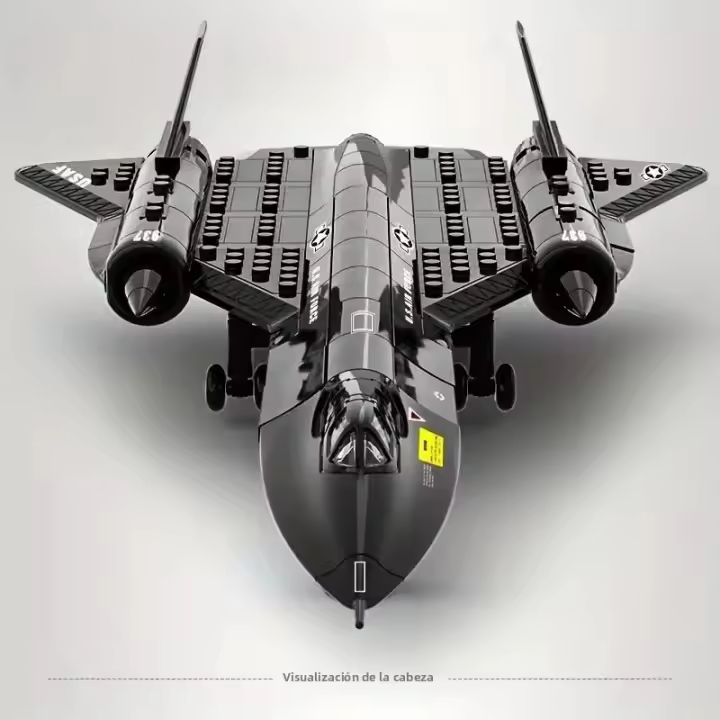 Wange 4005 Puzzle De Avión De Reconocimiento SR-71 Blackbird Para Niños Pequeño Partícula Asamblea Juguete De Modelos Espaciales Y Militares - 1
