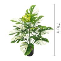 Bonsái Simulado De Hoja Grande Ornamento De Maceta Planta Artificial Hyphosis Para Decoración De Oficina Y Hogar Estilo Tortuga - details 22