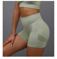 Shorts De Cintura Alta Sin Costuras Para Mujer Estilo Deportivo Y Yoga Secado Rápido Elevación De Glúteos Para Running Y Fitness - details 12