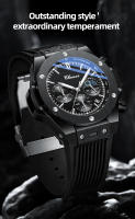Reloj De Pulsera Masculino De Lujo CHENXI Con Dial Luminoso Y Cronógrafo Resistente Al Agua Y Shock Reloj Casual De Moda Creativa - details 0