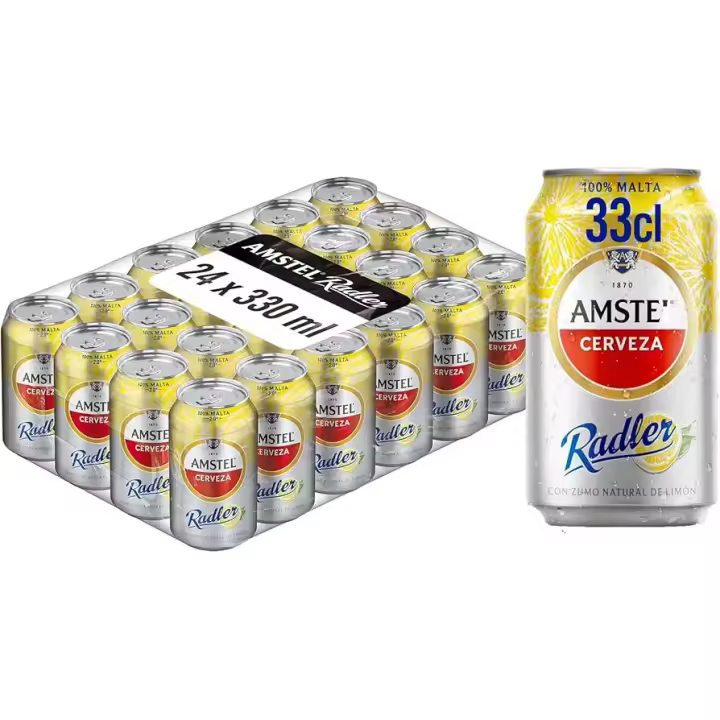 Cerveza Amstel Radler Limon 33cl (24 Unds) - 1