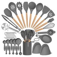 Set De Utensilios De Cocina Ecológicos De Silicona 36pcs Con Soporte Para Cocinar Resistente Al Calor Para Hornear Y Cocinar - details 10