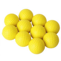 6pcs Balones De Golf Suaves PU Amarillo De 4cm Para Adultos Juguete De Alivio Del Estrés Accesorios De Práctica Interior Creativos Regalos - details 4