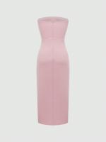 Falda Larga De Encaje Para Mujer Sin Espalda Con Cintura Ajustada Y Flecos Moda Casual De Verano Polyester Silueta Recta - details 1