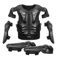 Chaleco De Armadura Para Motocicleta Protección Motocross Chaqueta De Armadura Protectora Con Protetores De Rodillas Para Niños - details 0