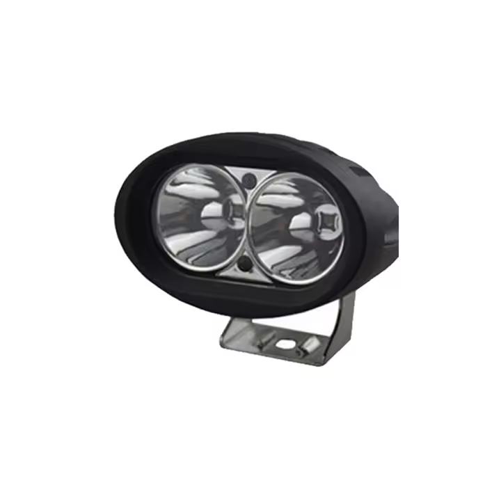 Luz De Neblina Para Motocicleta LED Amarilla Faro Auxiliar De E-bike Luz De Trabajo Spots Flood Blanco Para Bikes Rad Offroad - 1