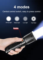 Linterna Recargable De Doble Fuente De Luz Nueva 500W LED Amarilla Potente Torcha 110000LM Alta Potencia Con Luz LED Y Recargable - details 19