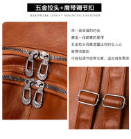 Mochipa de cuero estilo Korean, mochila de gran capacidad A LA Moda para Mujer, Bolso de hombro, mochila de viaje, Bolso de Mujer - details 7
