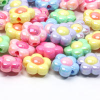 10pcs Abalorios De Acrílico En Forma De Girasol AB 16mm 6 Colores Para Creación De Joyería Pulseras Bolso Llavero Accesorios - details 2