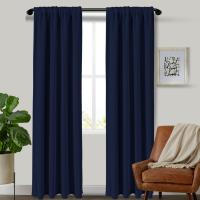 2PCS Cortina De Aislamiento Térmico De Color Sólido Para Dormitorio Oficina Cocina Sala De Estar Decoración De Hogar Con Bolso De Palas - details 9