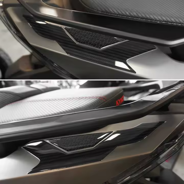 Pegatinas de Protección Debajo DE LOS Mangos del Scooter compatibles con Kymco Ak550 Premium - 1