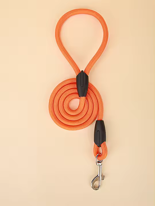 Correa De Perro Reflectante Duradera Para Trepar Ropa De Acordeón Adecuada Para Pequeños Medianos Y Grandes Perros Color Naranja - 1