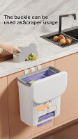 Cesta De Basura Colgante Para Cocina Y Baño 8.5/12L Con Tapa Y Bolsa De Basura Ecológica Y Reciclable Para Armario De Cocina Y Pared De Baño - details 20