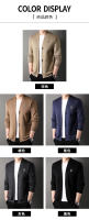 Chaqueta De Punto Para Hombre Lujo Con Bordado Exquisite En Color Sólido Abrigo Casual De Otoño E Invierno De Marca - details 6