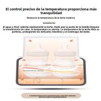 Calentador De Leche Automático Para Bebé Termómetro De Botella De Leche Calentador Y Desinfectador De Botellas De Leche Material P.P. Recargable EU/US Plug - details 7