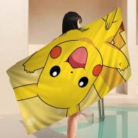 Toalla De Playa Absorbente Y Suave De Pokémon Pikachu Bilibili Toalla De Microfibra Para Yoga Natación Senderismo Toalla De Bano Rectangular Tamaño 30x60 Cm 50x100 Cm - details 8