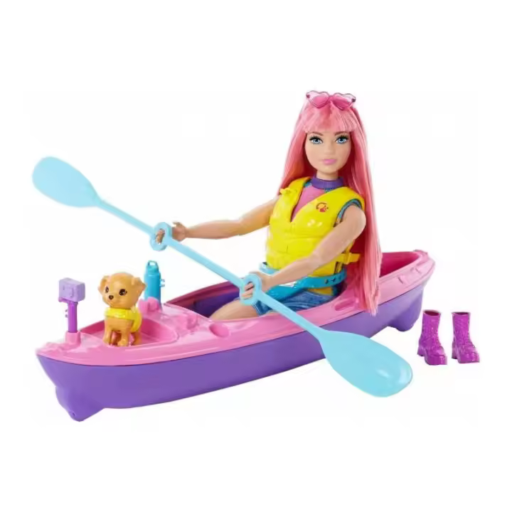 BARBIE ¡VAMOS DE CAMPING! CON KAYAK - 1