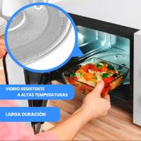 Plato Giratorio de Microondas compatible con Edesa, Bluesky, Fagor, Sanyo y Sharp I Diámetro Exterior 27cm I Diámetro de Sujección 23cm I Incluye 3 Pestañas Antideslizantes I Anakel Home - details 2