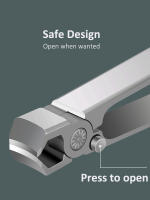 Tijeras De Afeitar Para Uñas Duras Y Gruesas De Acero Inoxidable Gran Apertura Herramienta De Corte Para Uñas Del Pie Y De La Mano - details 6