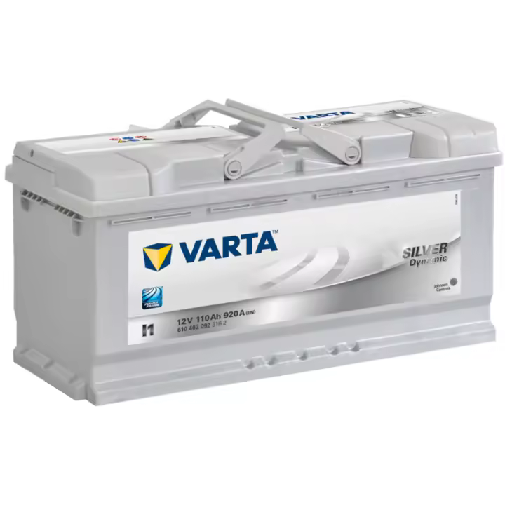 Batería de coche Varta I1 Silver Dynamic 12V 110Ah 920A - Máximo Rendimiento y Durabilidad - Car Battery - 1