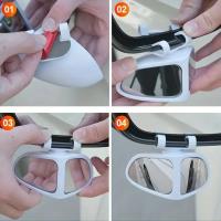 Espejo Auxiliar Trasero Universal Para Coche 360 Grados Rotación Amplia Espejo Lateral Para Auxiliar En Maniobras Y Estacionamiento - details 5