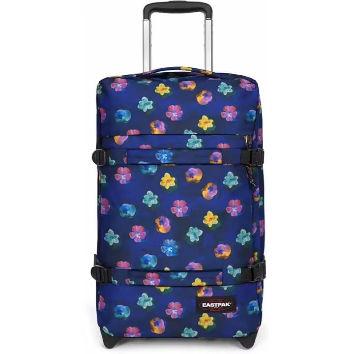 🧳 MALETA EASTPAK  - Bolsa de viaje Transit'R S 2O4 Flower Blur Navy. 42 LITROS de capacidad. - 1