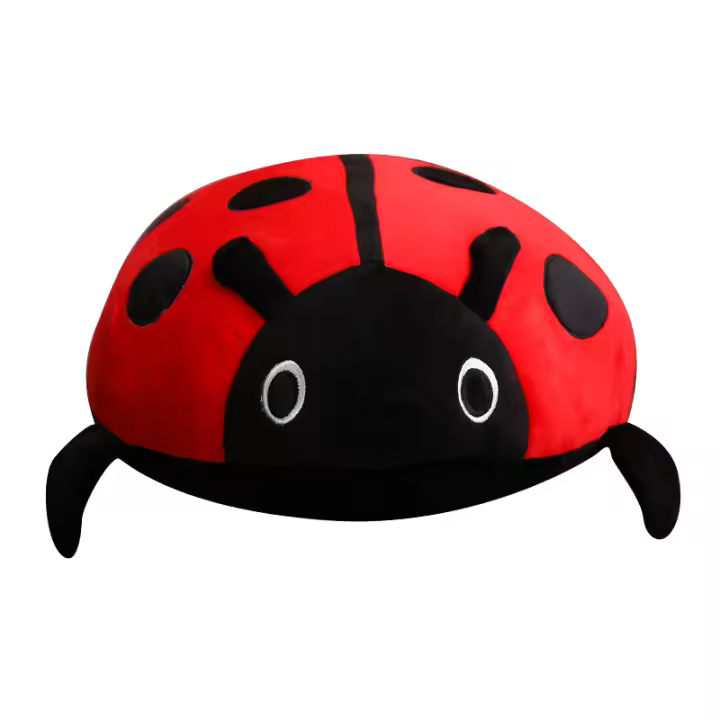 Muñeco De Peluche Kawaii Ladybird Suave Y Cálido Muñeco De Ladybug Para Decoración De Habitación Regalo De Cumpleaños Y Navidad Para Niños - 1