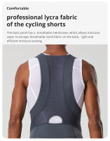 Shorts De Ciclismo Bib Para Hombres Ropa De Bicicleta Deportiva Algodón Y Spandex Cómodo Para 6 Horas De Montar Bicicleta - details 4