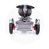 Chipolino Triciclo doble 2 PLAY bidireccional con ruedas de goma de Chipolino - details 1