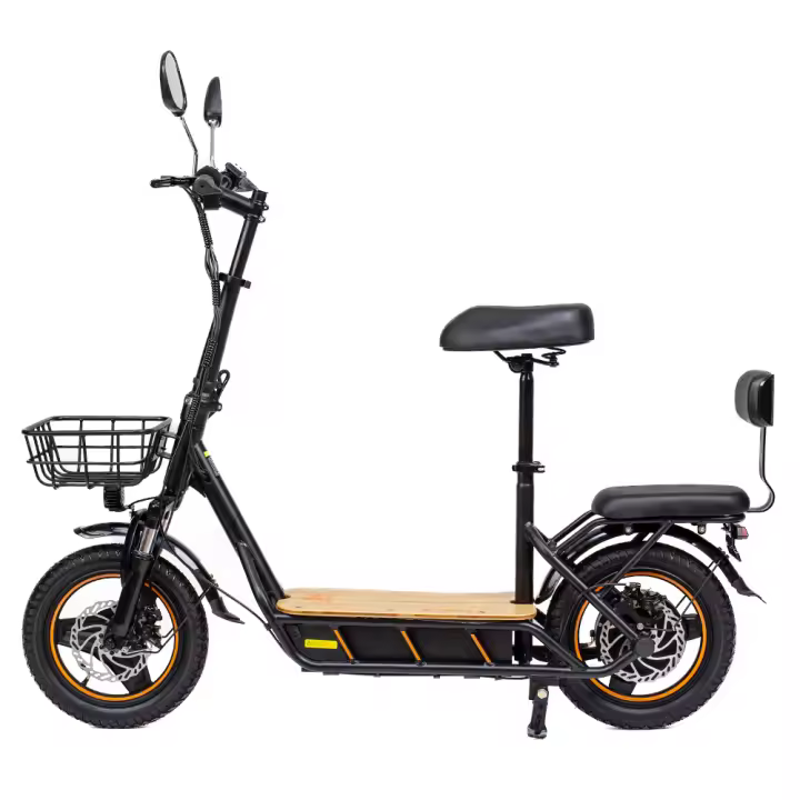 bicicletas electricas plegables adultos KuKirin C1 Pro Patinete eléctrico para adultos de 14 pulgadas，motor de 500W, batería de 48V 26Ah, , autonomía 100km y carga de 120 kg, con almacenamiento delantera - 1