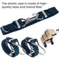 Cuerda Elástica De Bungee Con Gancho 4-10Pc Diámetro 2.5cm Para Motocicleta Camping Maletero De Coche Correa Antideslizante De Alta Dureza - details 7