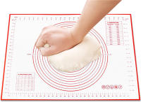 LMETJMA Tapete De Silicona Para Pastelería Extra Grueso No Adhiere Con Medición Para Hornear Y Amasar Massa Florestan KC0455 - details 0