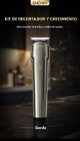 ENCHEN BEARDO Afeitadora Eléctrica Para Hombres Multiusos Corte De Cabello Y Cuerpo Trimmer Facial Con Bloqueo De Seguridad 4 Boquillas Tipo-C Recargable - details 0