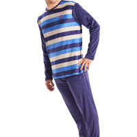 Munich-Pijama Terciopelo Manga Larga MU3 para Hombre