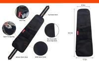 Bolsa De Almacenamiento Para Asiento Del Coche Universal Multigroso Con Porta Teléfonos Y Soporte Para Bebidas Organizador De Espalda De Asiento - details 2