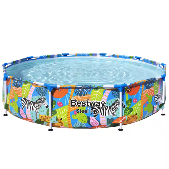 VidaXL Piscina desmontable Steel Pro Bestway redonda Ø305x66 cm - 1