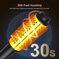 Peine de Aire Caliente Tres en uno peine de pelo recto de Iones negativos peine de sopado de pelo curling de Hierro recto de Doble proposición - details 5