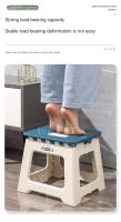 Taburete Plegable Para Exteriores Portátil De Plástico Pequeño Para Camping Pesca Y Niños Regalo De Banqueta Moderna Estilo Europeo - details 4