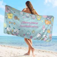 Toalla De Playa Microfibra Chiikawa Cute Absorbente Rápida Secado Suave Yoga Natación Resort Montañismo Tamaño 30x60 Cm 50x100 Cm - details 2