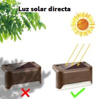 12 luces solares para cubierta, acabado de bronce, impermeable, lámpara solar LED para caminos al aire libre, patio, escaleras, escalones y vallas. (Luz blanca, luz cálida y luz de color son opcionales.) - details 0