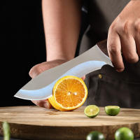 Cuchillo De Cocina Profesional Para Carne Y Frutas Hoja De Acero Inoxidable Mango De Madera Eco-amigable Uso Versátil En Cocina Y Camping - details 6