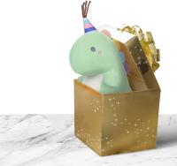 Peluches de dinosaurios de peluche, bonitos animales de peluche, muñecos de regalo para niños, niñas, niños, bebés y niños pequeños - details 3