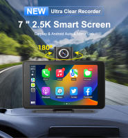 Cámara De Dashboard 7' DVR 2.5K Con Navegación GPS Y Control De Voz Compatible Con Carplay Y Android Auto Cámara Trasera Inalámbrica Monitor De Coche FM AU - details 0