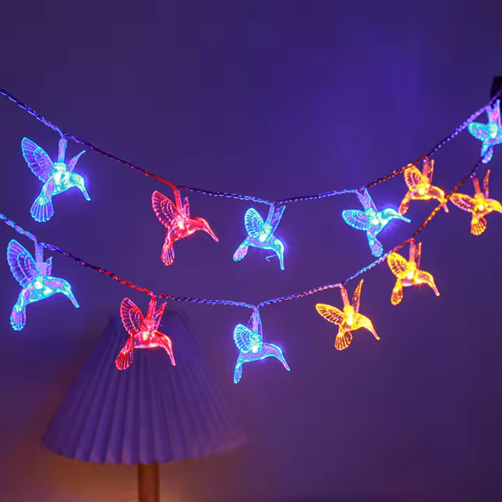 Luces De Cola De Golondrina RGB 6M 40LED Para Decoración De Habitaciones Y Fiestas Navideñas Luz Faeira Para El Hogar Interior - 1