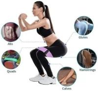 Juego de 3 Cintas elásticasmusculacion de Tela, Gimnasio en casa, 3 NIVELes de Resistencia - details 4
