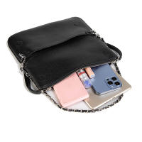 Bolso De Hombro Con Alas Negras Para Mujer, Cadena De Alas, Bolso De Cuero Cruzado Para Mujer - details 4