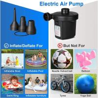 Mini Bomba Inflable Eléctrica Para Almohadilla De Camping Y Piscina Portátil Rápido Relleno Accesorio De Viaje Y Deportes Al Aire Libre - details 6
