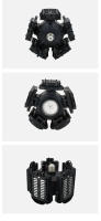 Iluminación transformable, luz LED de techo para garaje con luz diurna, luz LED brillante para taller de 150 W y 8000 lm, iluminación de garaje para taller, granero, trastero, almacén, loft y decoración del hogar - details 7