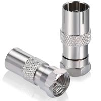 Banner - Adaptador coaxial hembra a tipo f macho