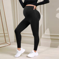Leggings De Alta Cintura Para Embarazadas Con Soporte Para El Vientre Y Modelador De Piernas Material Suave Y Transpirable Para Todas Las Estaciones - details 5